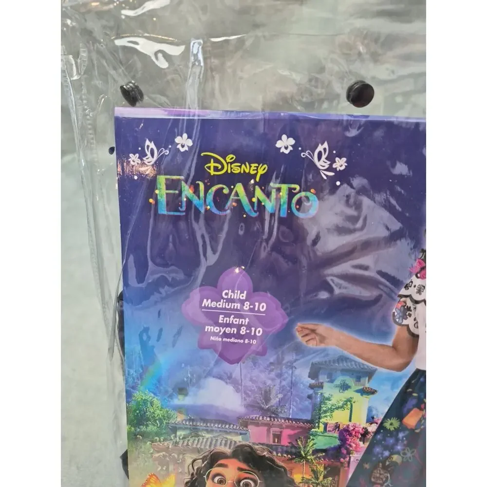Disney Encanto Movie Child Mirabel Classic Costume Disfraz Nina Medium 8-10 - Picture 2 of 7